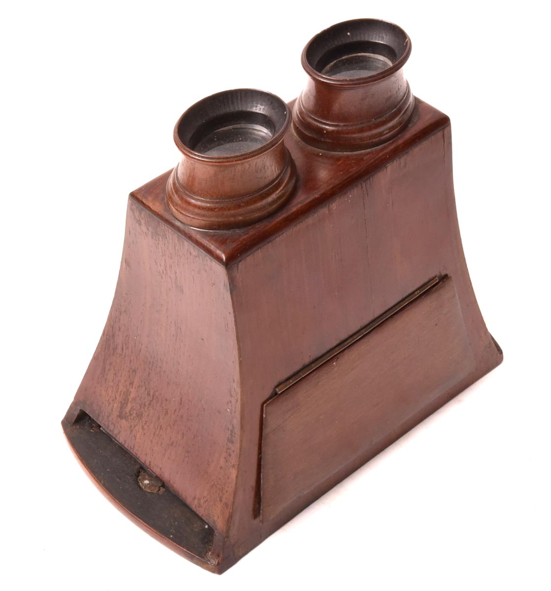 Brewster-type stereoscope with initials F. D., attributed to Ferdinand Drier Brewster-type stereoscope with initials F. D., attributed to Ferdinand Drier