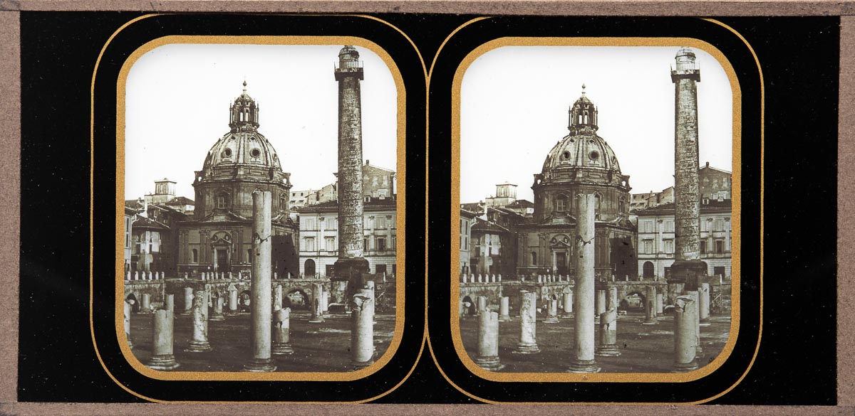 Glass stereoview 8.5 x 17, albumen-on-glass, Claude-Marie Ferrier, c. 1860 Glass stereoview 8.5 x 17, albumen-on-glass, Claude-Marie Ferrier, c. 1860