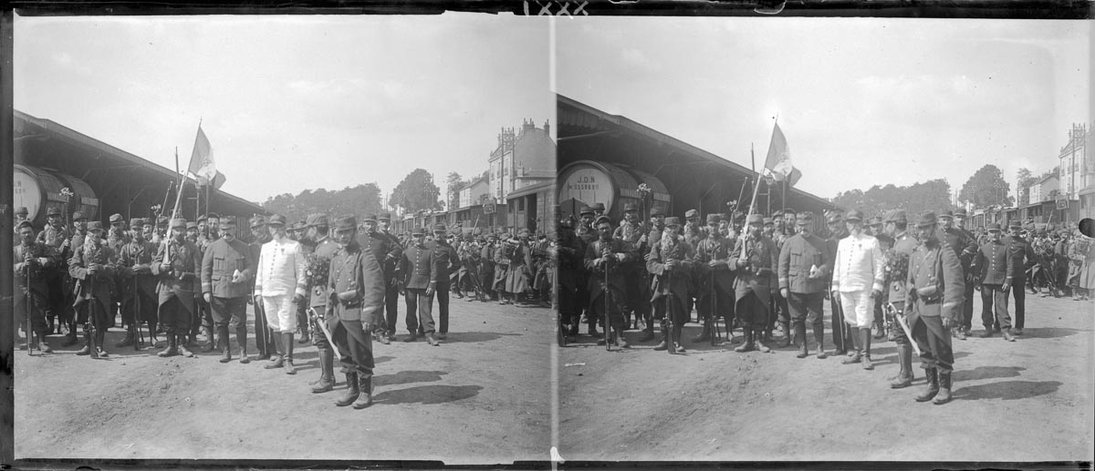 Gelatin silver negative 8 x 18, France, 1914 Gelatin silver negative 8 x 18, France, 1914