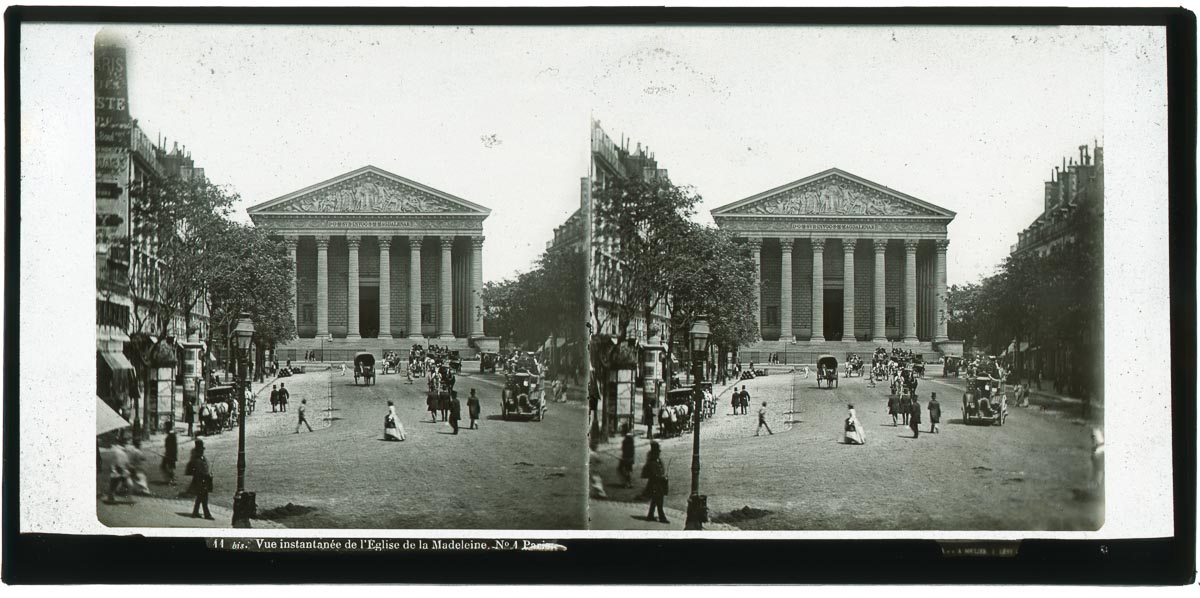 Glass stereoview 8.5 x 17, albumen-on-glass, Ferrier père, fils & Soulier Glass stereoview 8.5 x 17, albumen-on-glass, Ferrier père, fils & Soulier