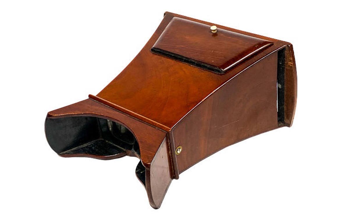 Brewster-type stereoscope, Albert Lévy, France