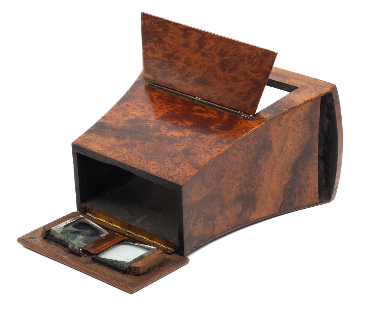 Brewster-type stereoscope 8.5 x 17, Mattey (attributed), France, c. 1900 Brewster-type stereoscope 8.5 x 17, Mattey (attributed), France, c. 1900