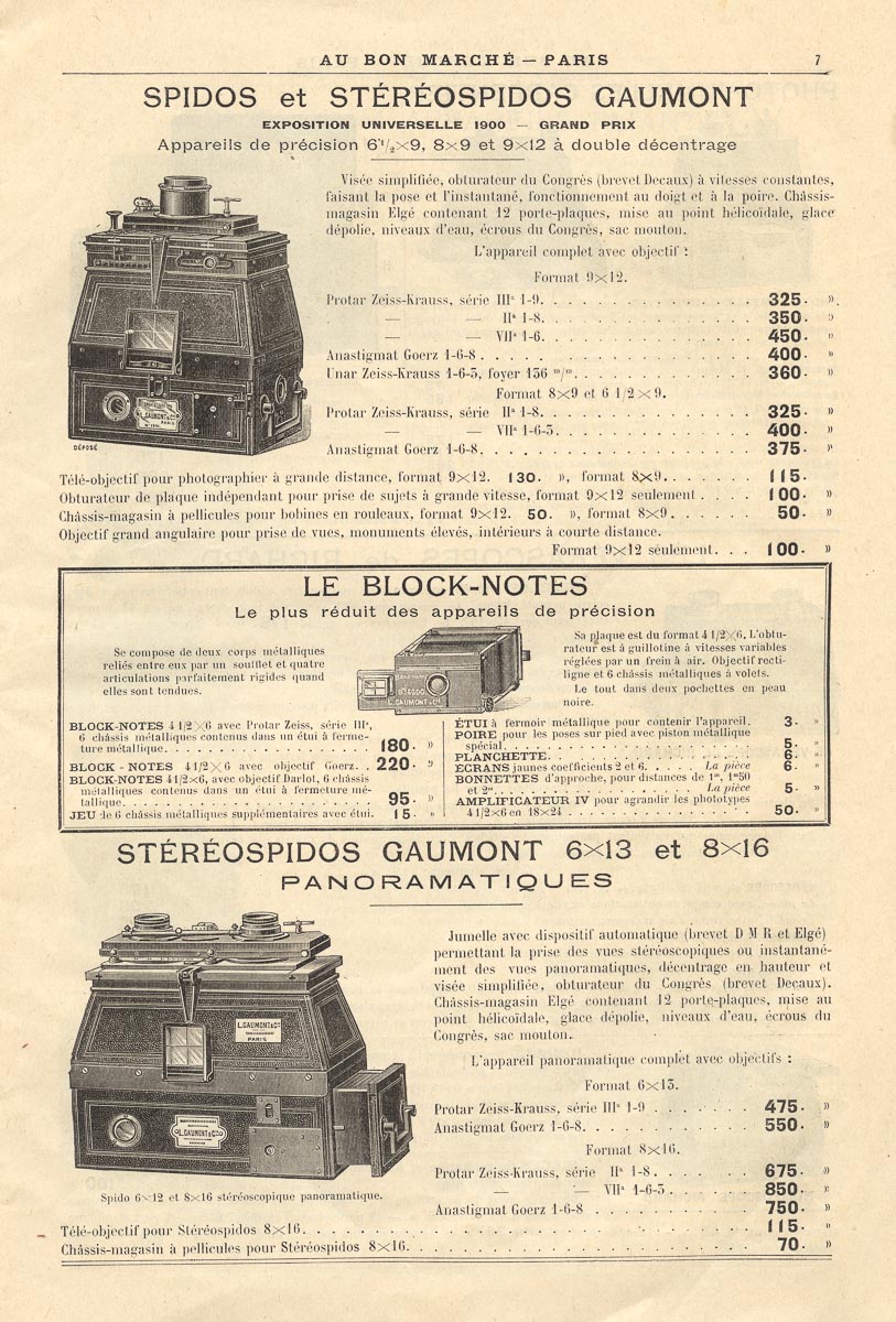 Au Bon Marché catalogue 1903