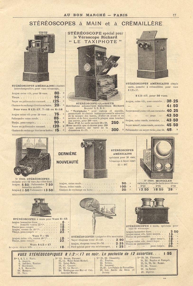 Au Bon Marché catalogue 1903