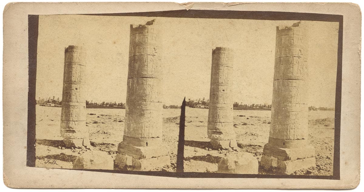 Francis Frith - paper stereoviews Egypt
