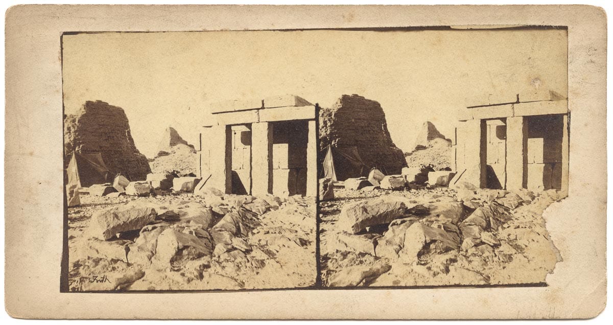 Francis Frith - paper stereoviews Egypt