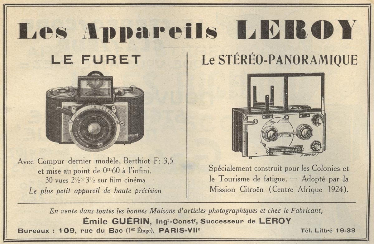 Les Appareils Leroy - Le Furet & Le Stéréo-Panoramique