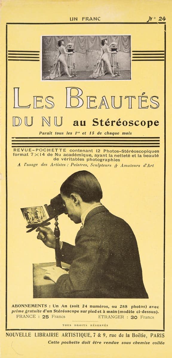 Les Beautés du Nu au stéréoscope - Erotic publication