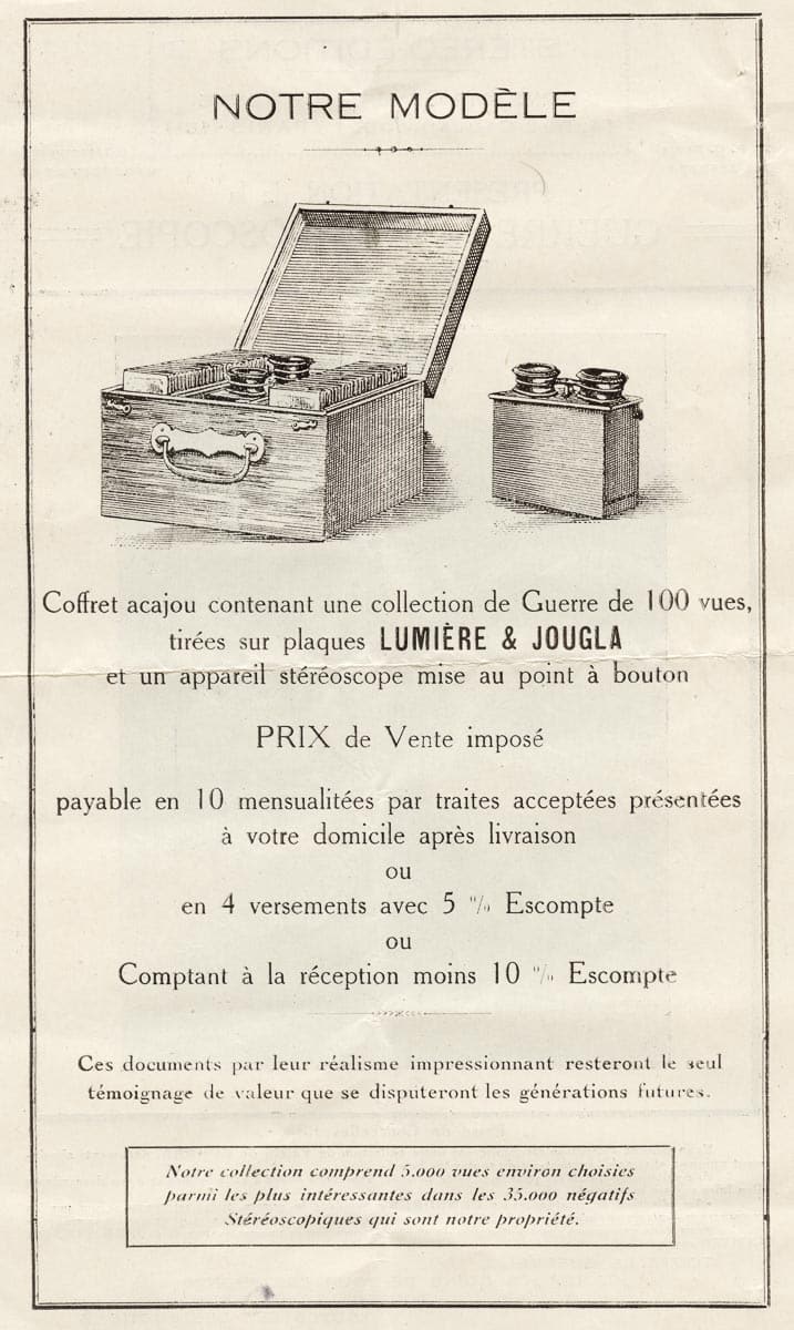 La Guerre en Stéréoscopie - Stéréo-Éditions F. Meiller