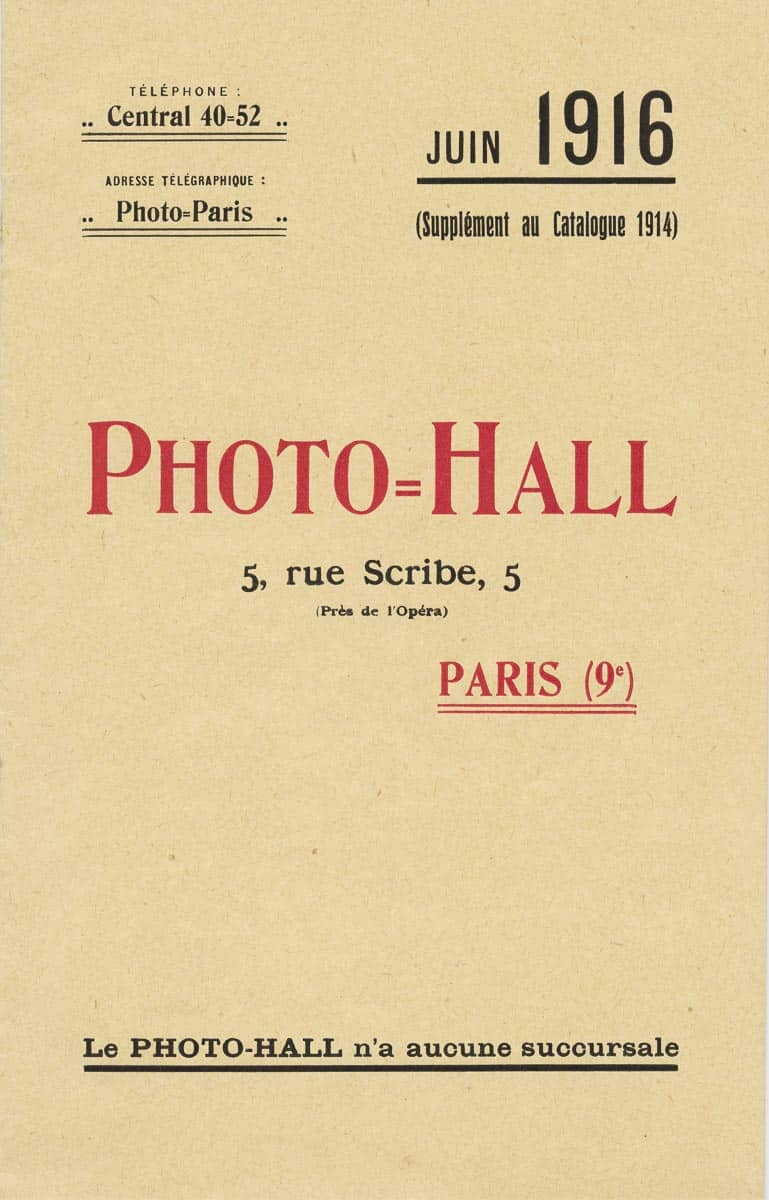 Photo-Hall 1916