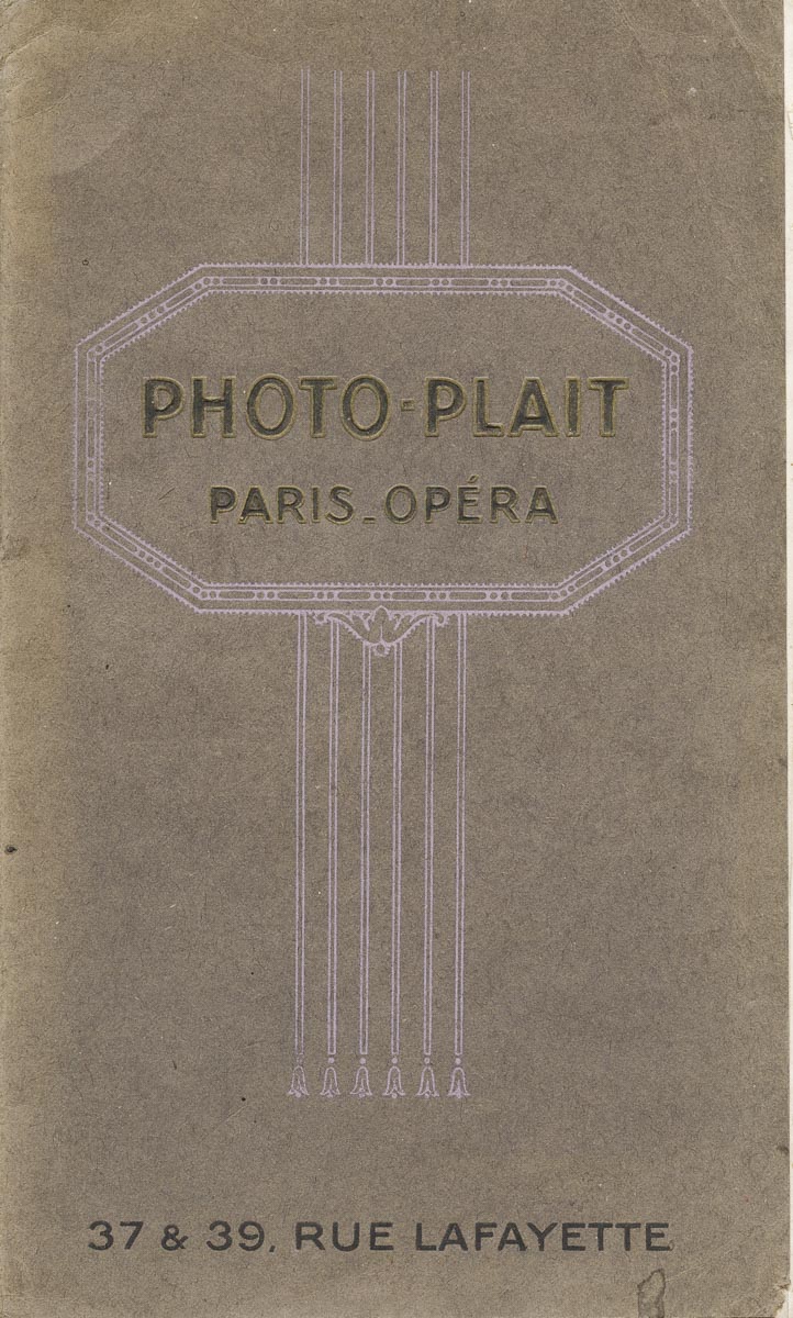 Photo-Plait Catalogue Général 1921