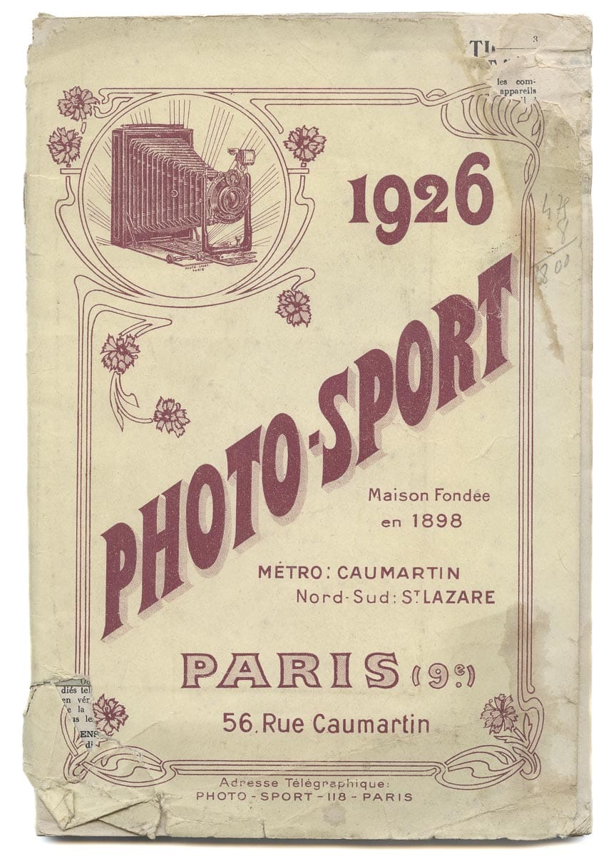 Photo-Sport 1926 catalogue