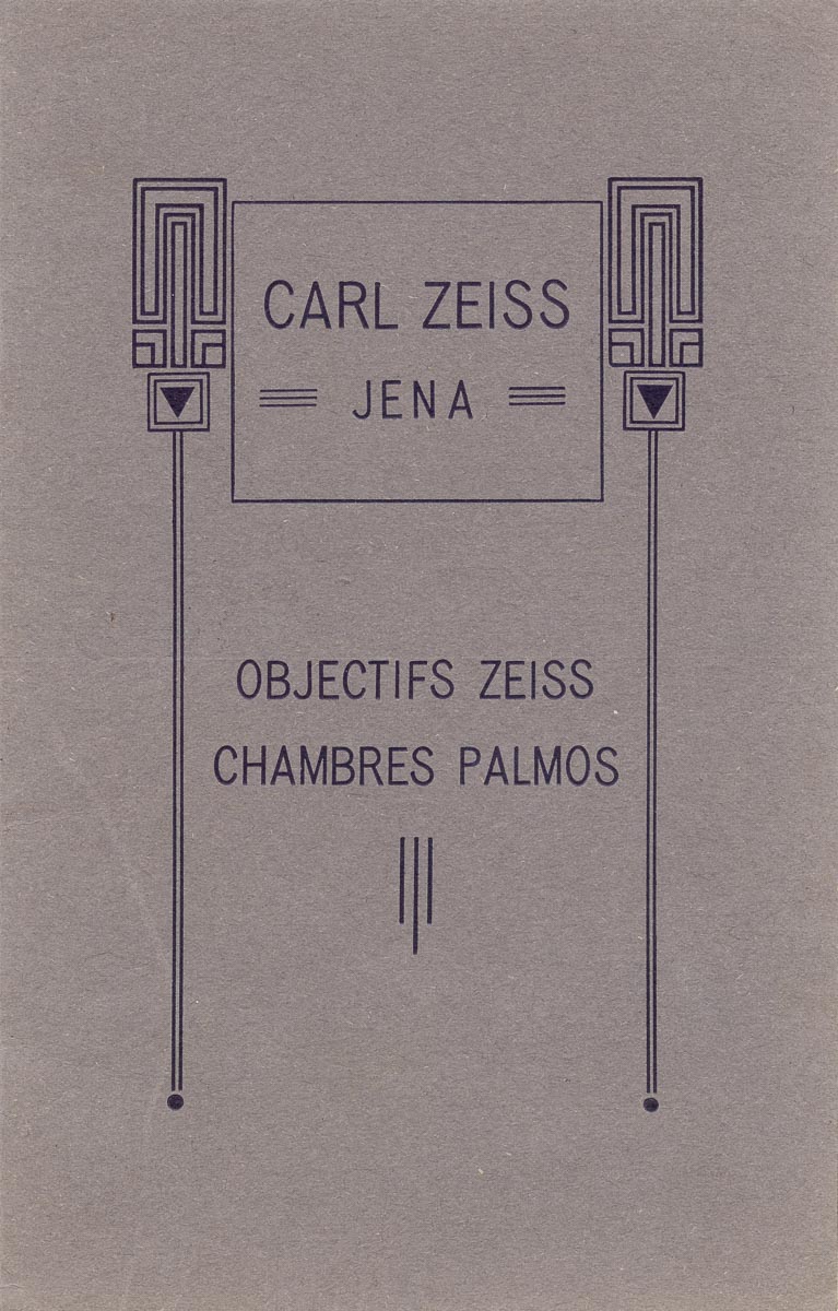 Objectifs Zeiss, Chambres Palmos - Carl Zeiss Jena
